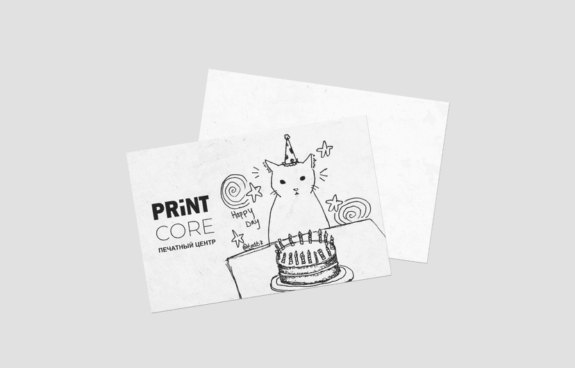 Открытки односторонние