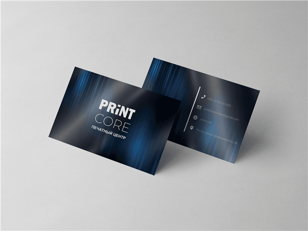 Визитки ламинированные