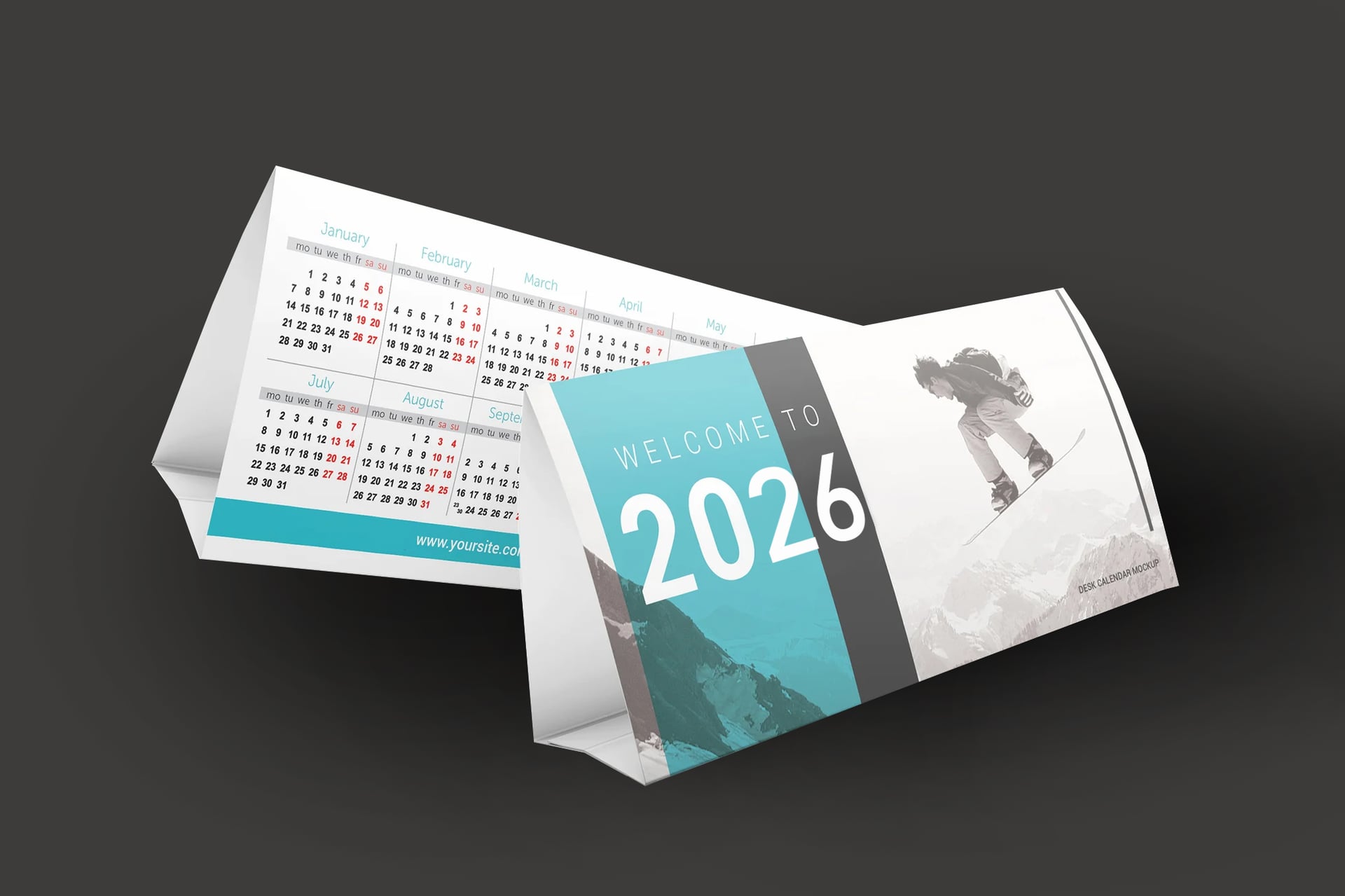 Календари настольные домики