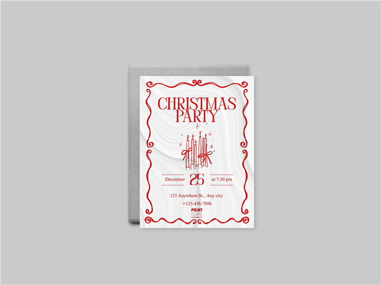 Пригласительные текстурированные