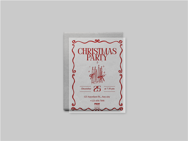 Пригласительные прозрачные